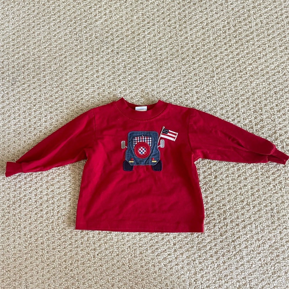 Bailey Boys Americana Ling Sleeve Tee